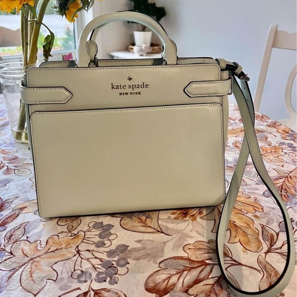Brand New Kate Spade Purse (crystal blue medium satchel) - Picture 1 of 3